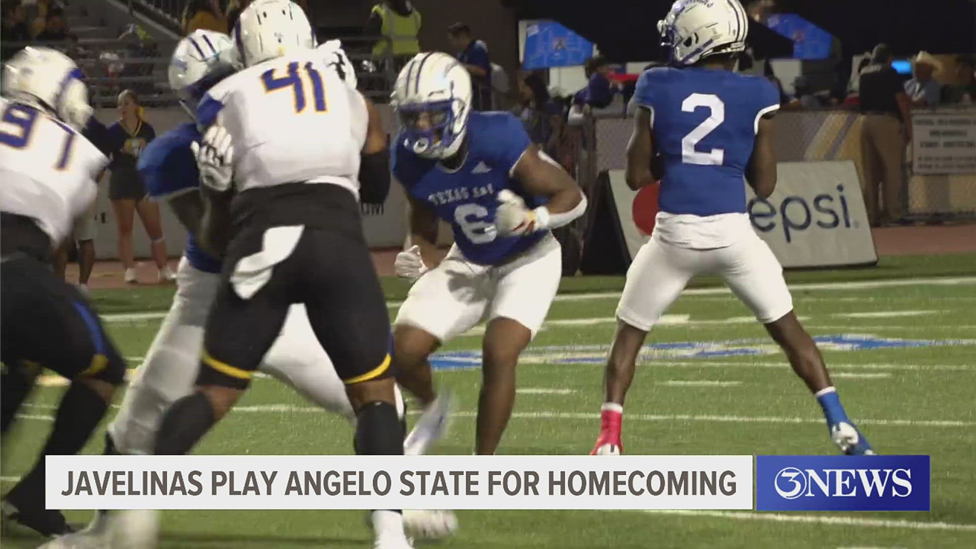 Angelo State University Football Uniforms