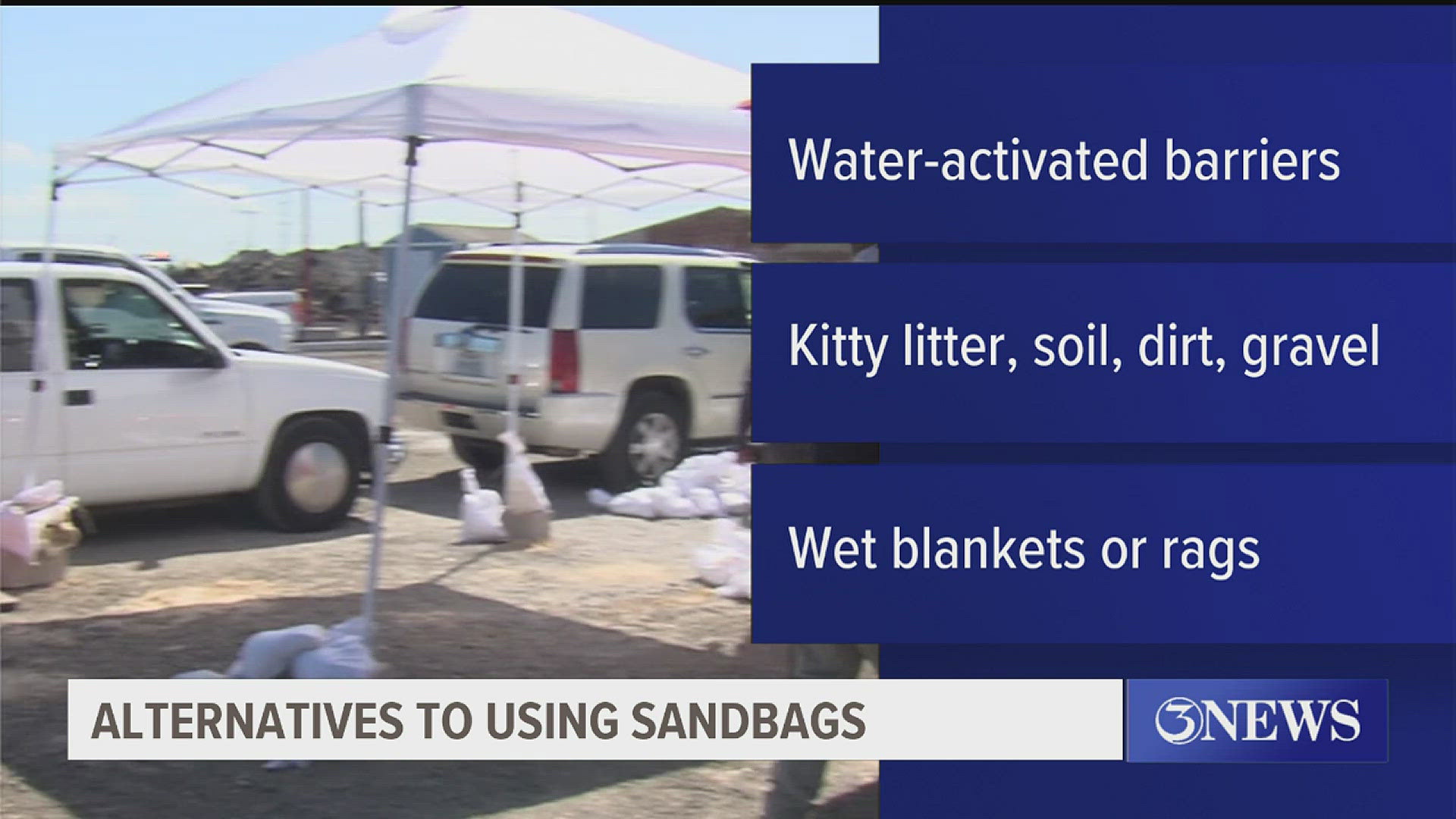 If you were unable to get some sandbags from the City's distribution event, here's what you can do as an alternative.