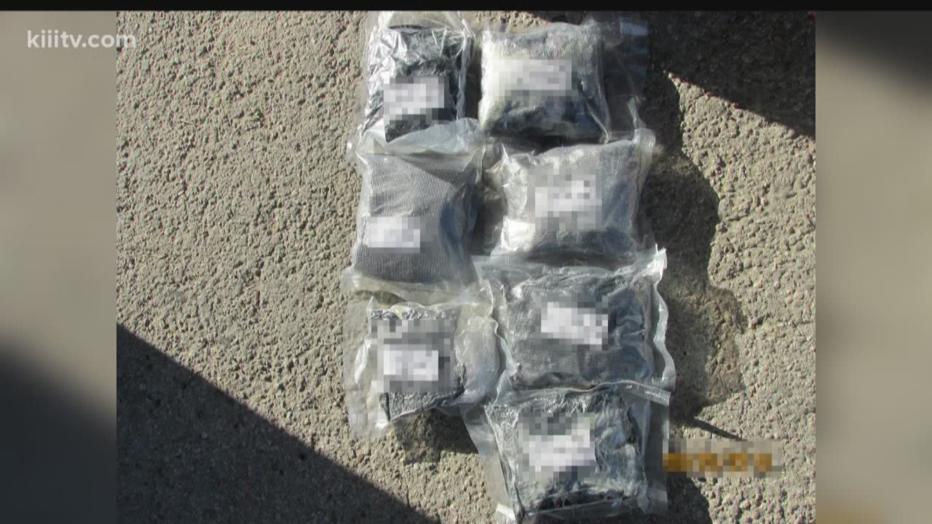 Agents discovered seven bundles of meth in the car. The driver was arrested at the scene.