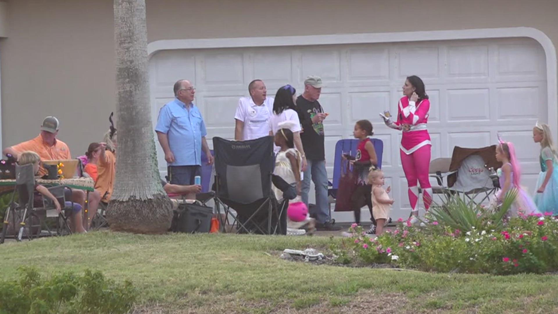 Residents say the time-honored tradition of trick or treating won't go away in this neighborhood, calling it a community effort to keep the Halloween spirit alive.