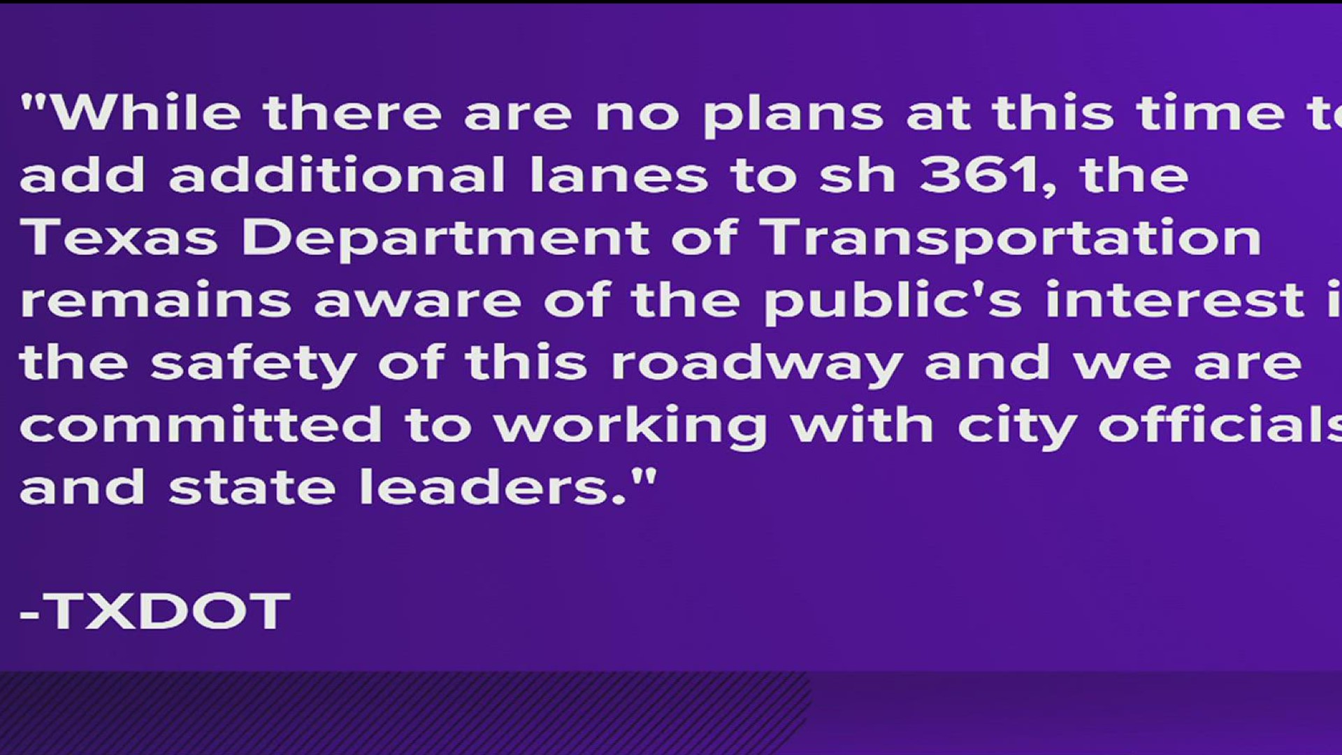 Over the years a number of major accidents and fatality crashes have happened along the busy two lane highway.