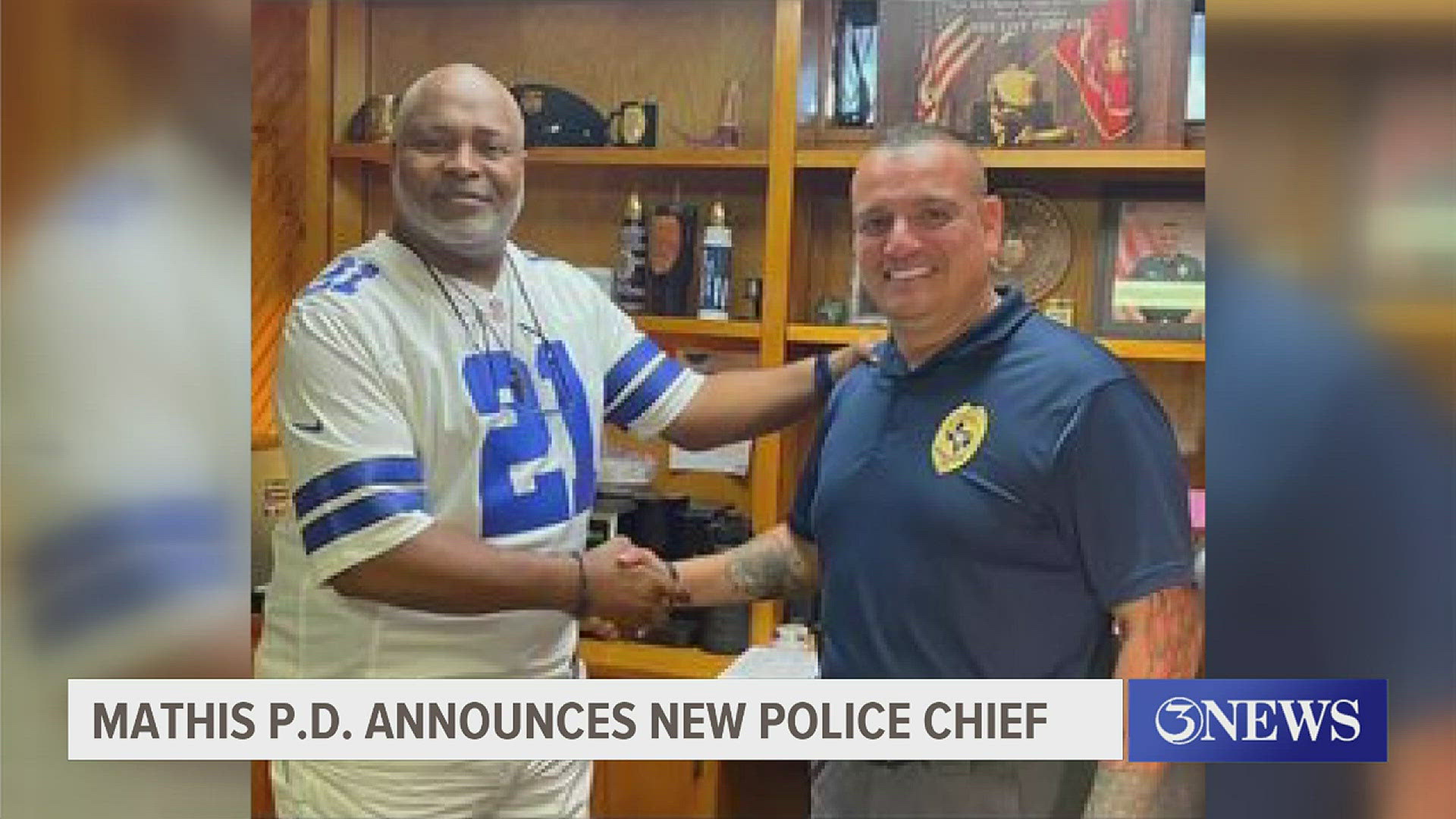 Guillermo Figueroa -- who has been acting as the interim chief-- has been chosen as the new chief of the Mathis Police Department.