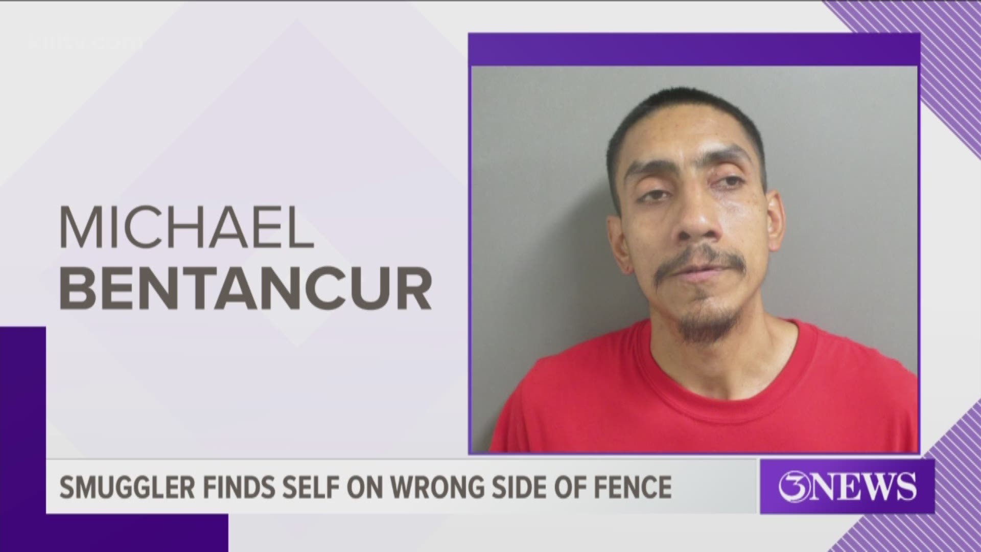 A man was arrested Sunday night after authorities say he was caught red handed trying to smuggle contraband into the San Patricio County Jail.