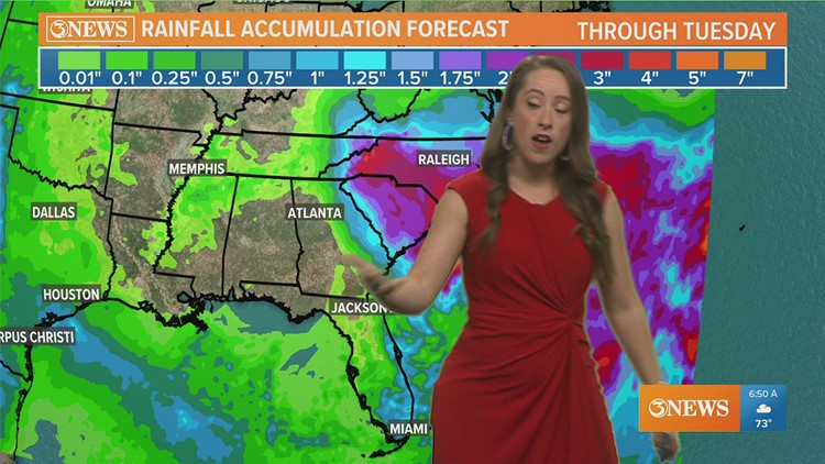 TROPICAL UPDATE: Gusty wind and heavy rain for the Carolinas Memorial Day Weekend