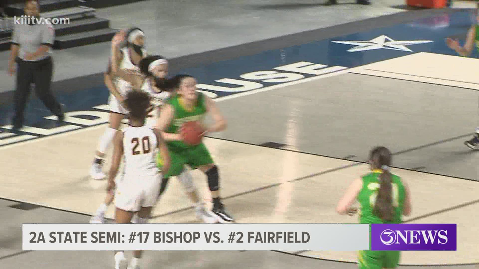 The Lady Badgers hung with the #2 team in the state early before Fairfield pulled away 78-41 Saturday in Houston.