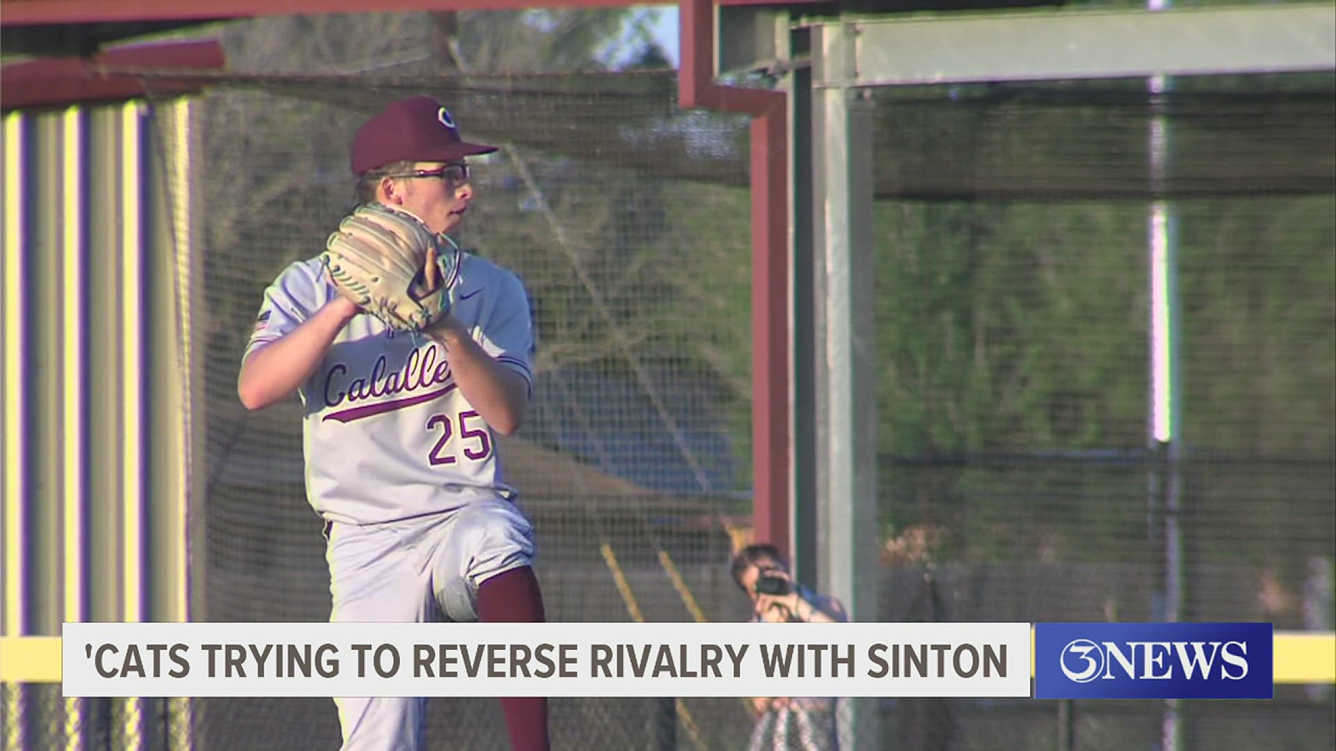 The 'Cats beat the Pirates in the regular season, their first first victory over Sinton in five years.