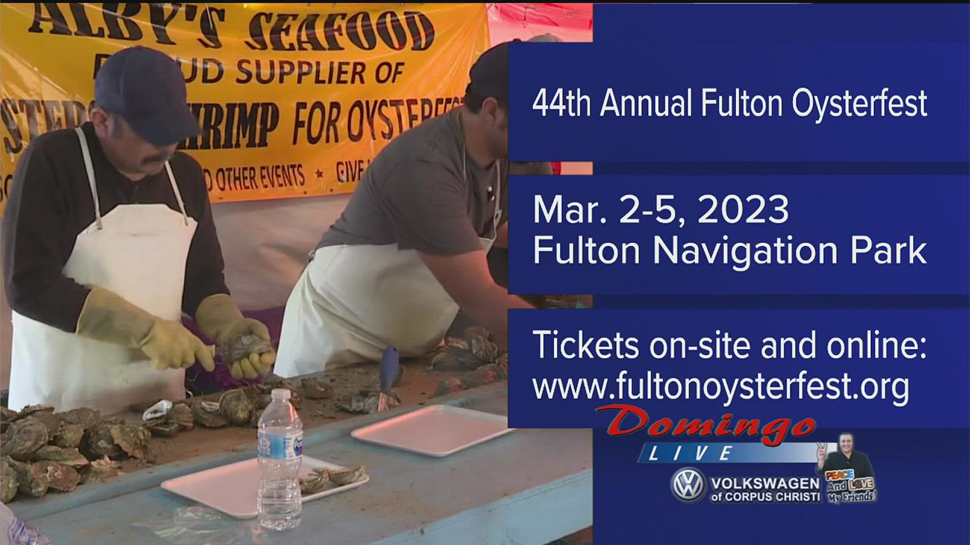 Fulton Oysterfest Committee Vice President Russel Cole joined us live to tell us about what to expect at this year's Oysterfest.