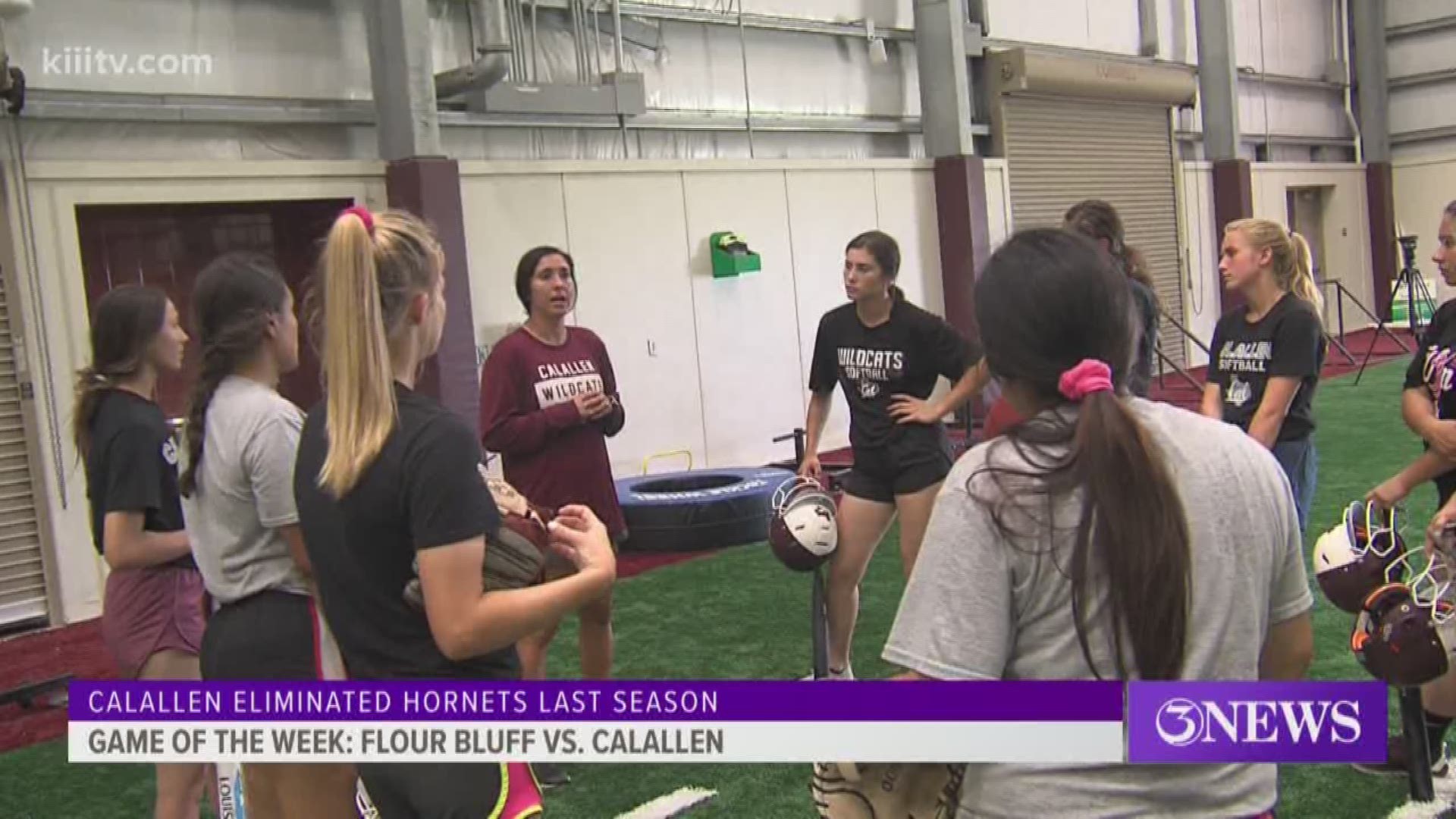 The Calallen softball team eliminated Flour Bluff in the third round last season, but lost out to the Hornets for the district championship this year.