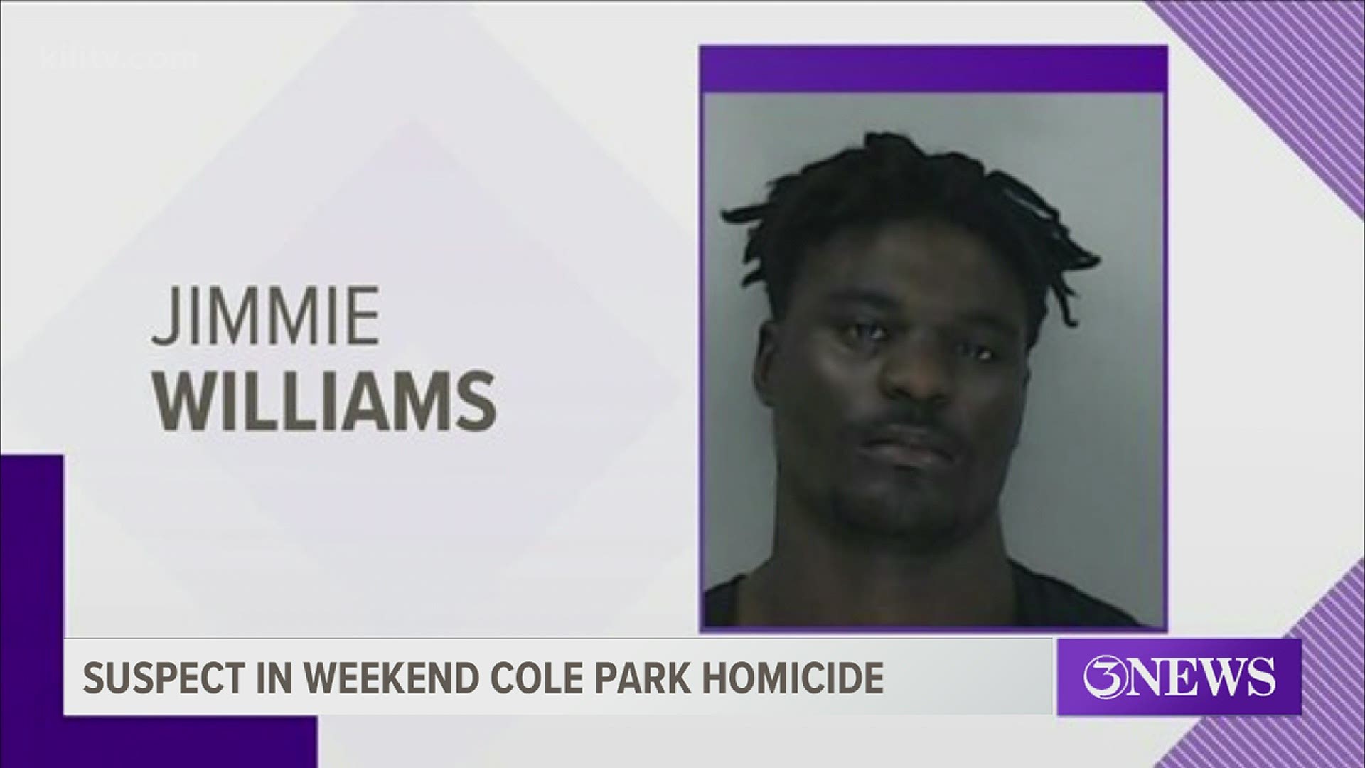 Corpus Christi police have made an arrest in a weekend homicide in which three people were shot, one of them fatally, at the Cole Park Amphitheatre.