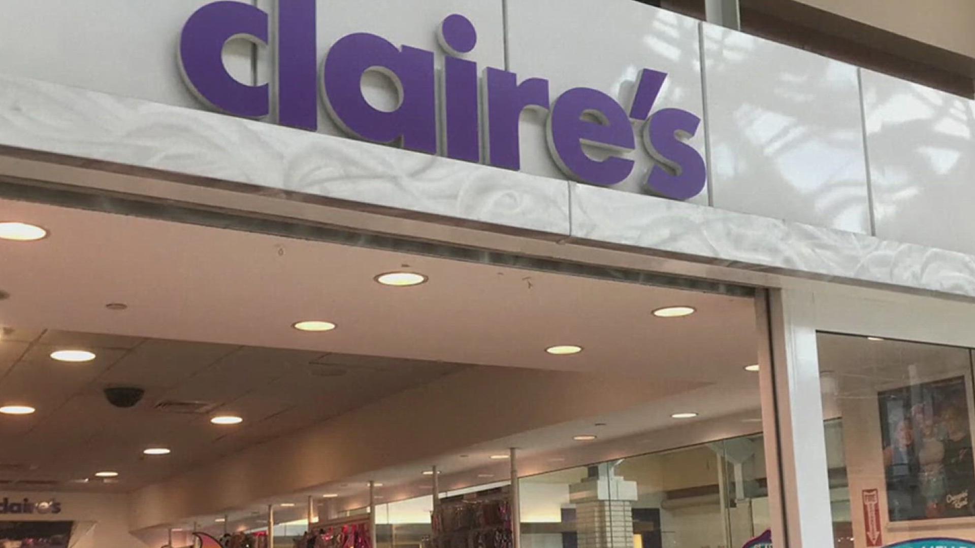 Claire's to close La Palmera Mall store in Corpus Christi | kiiitv.com