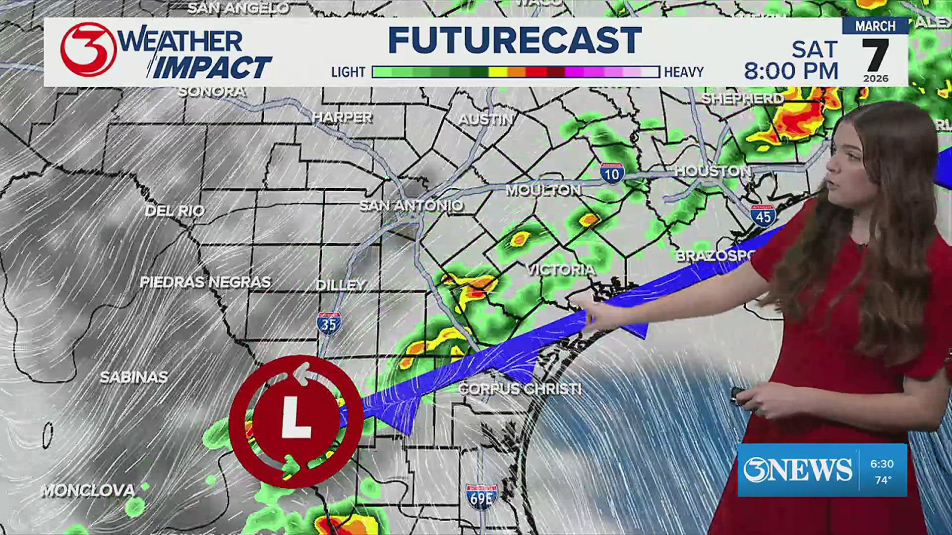 Storms in the Coastal Bend this evening | kiiitv.com