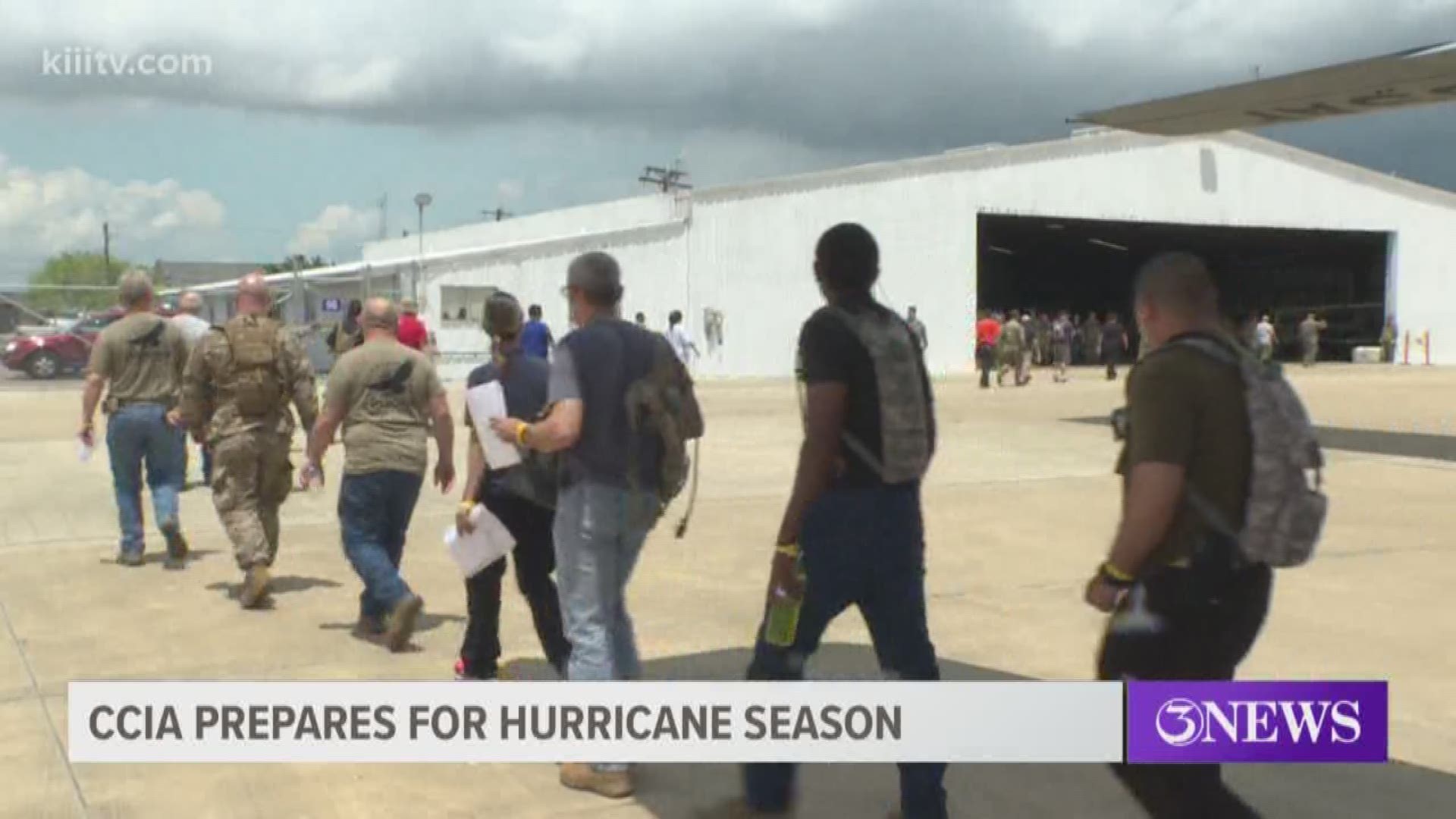 Hurricane evacuation drill held at Corpus Christi International Airport ...