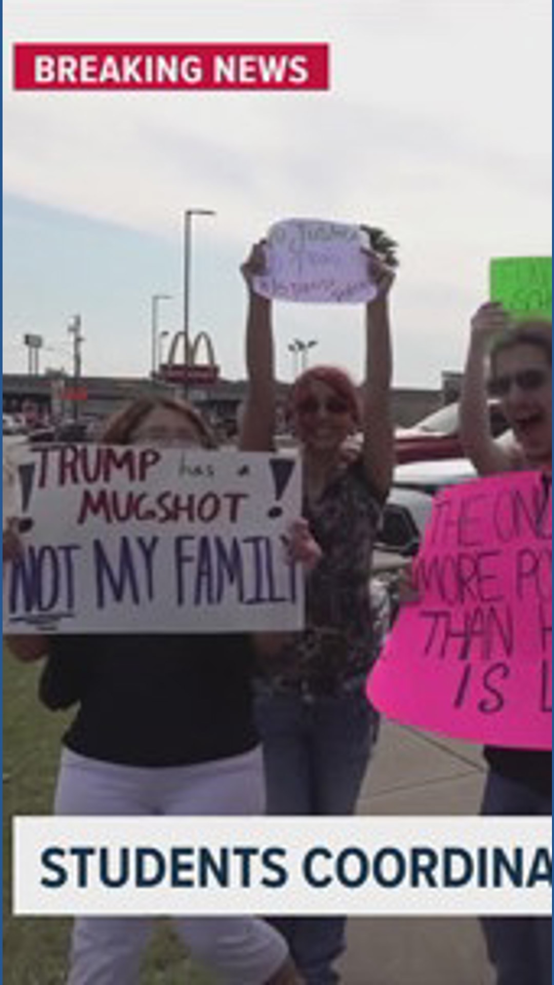 CCISD students walk out across multiple campuses