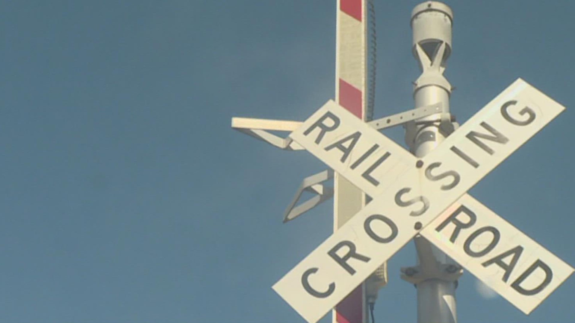 The lights weren't flashing and there were no loud warnings or any barriers separating vehicles from the train.