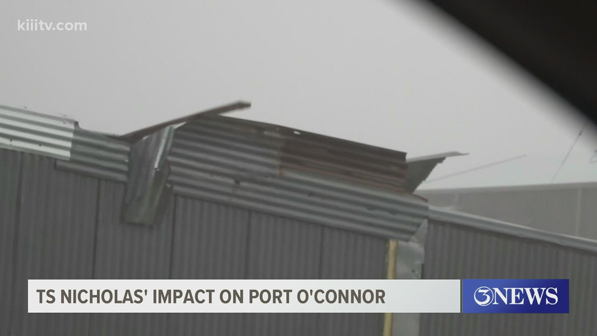 Bill Churchwell gives a final update on Port O'Connor, and how they're navigating the final moments of the storm.
