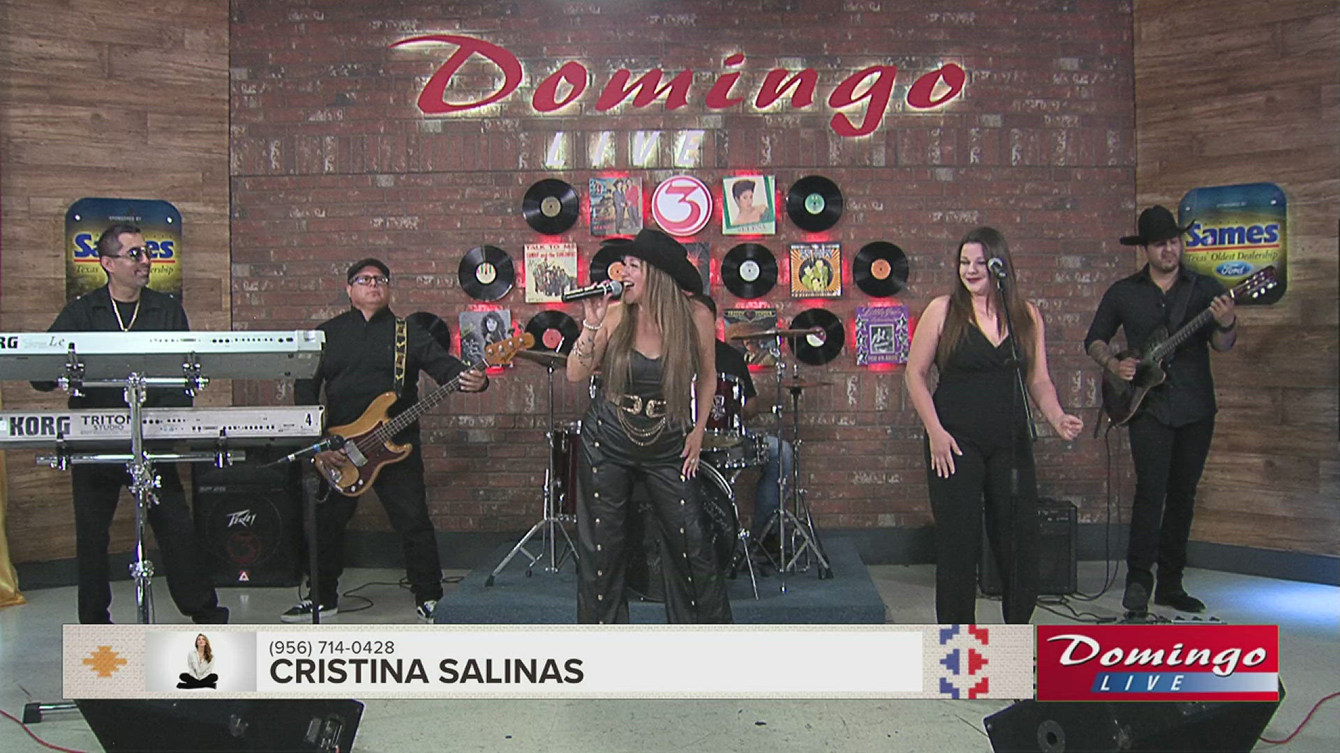 Former member of Grupo Mazz Cristina Salinas joined us on Domingo Live to perform her tribute to Jimmy Gonzalez's "Calla."