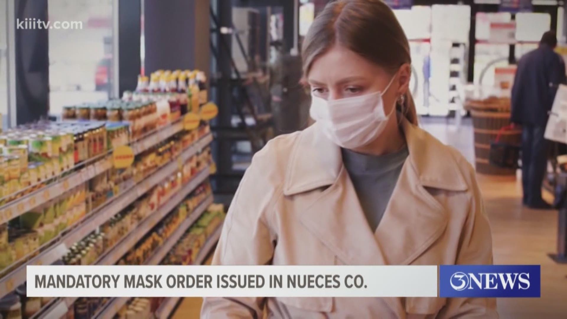 The order would mandate masks be worn in grocery stores, malls and government buildings. Masks would be highly recommended for privately owned businesses.