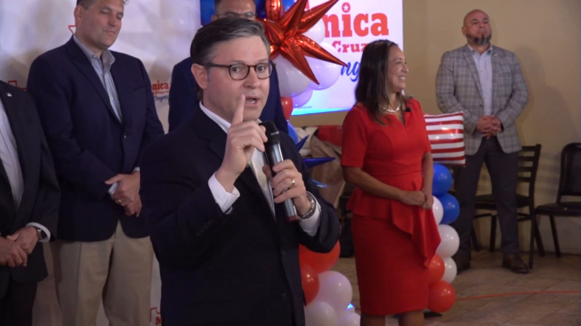 Mike Johnson brings a blunt message to Texas Republicans