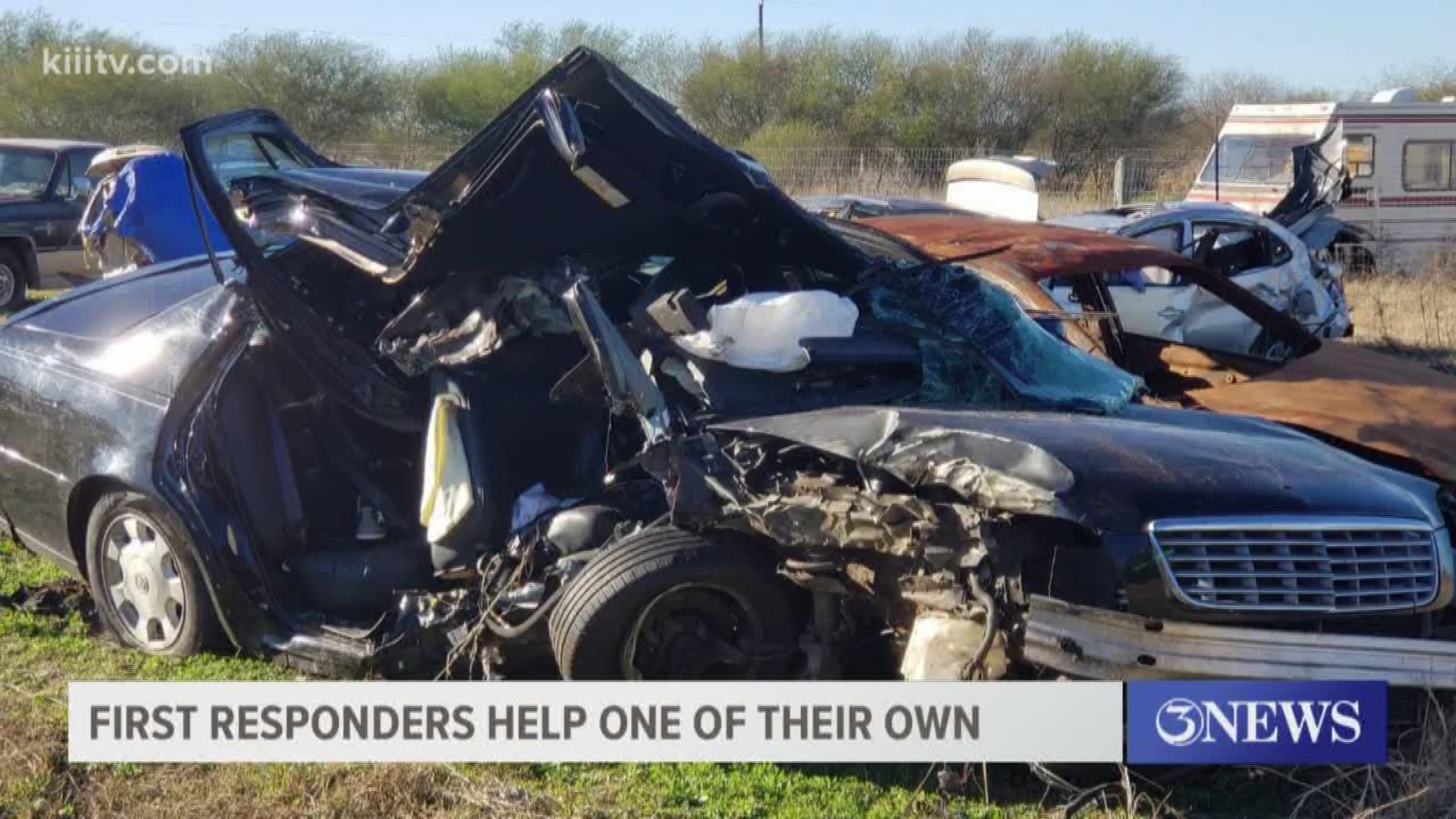 In January, a Beeville family was nearly killed in an accident coming home from the holidays.