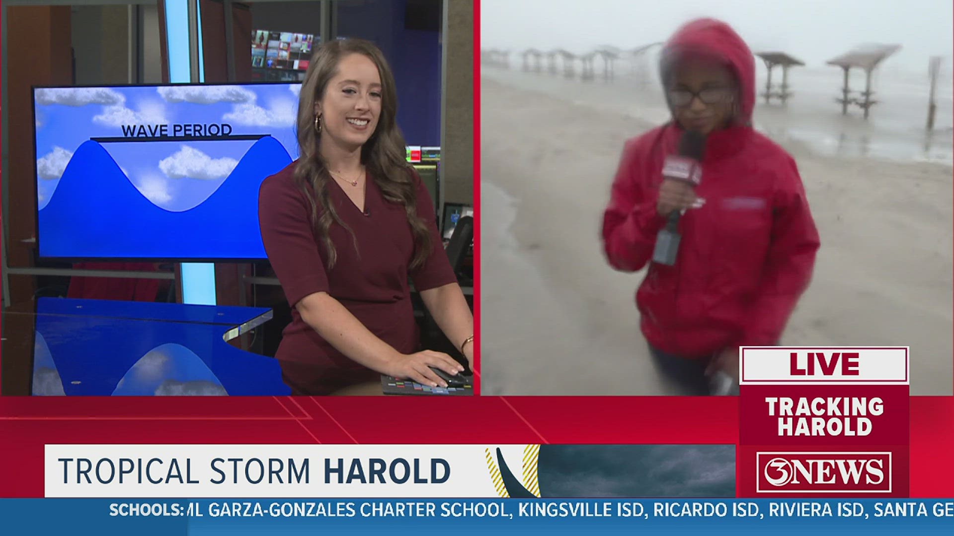Kahi Ritter Extended storm coverage: reporter problems | kiiitv.com