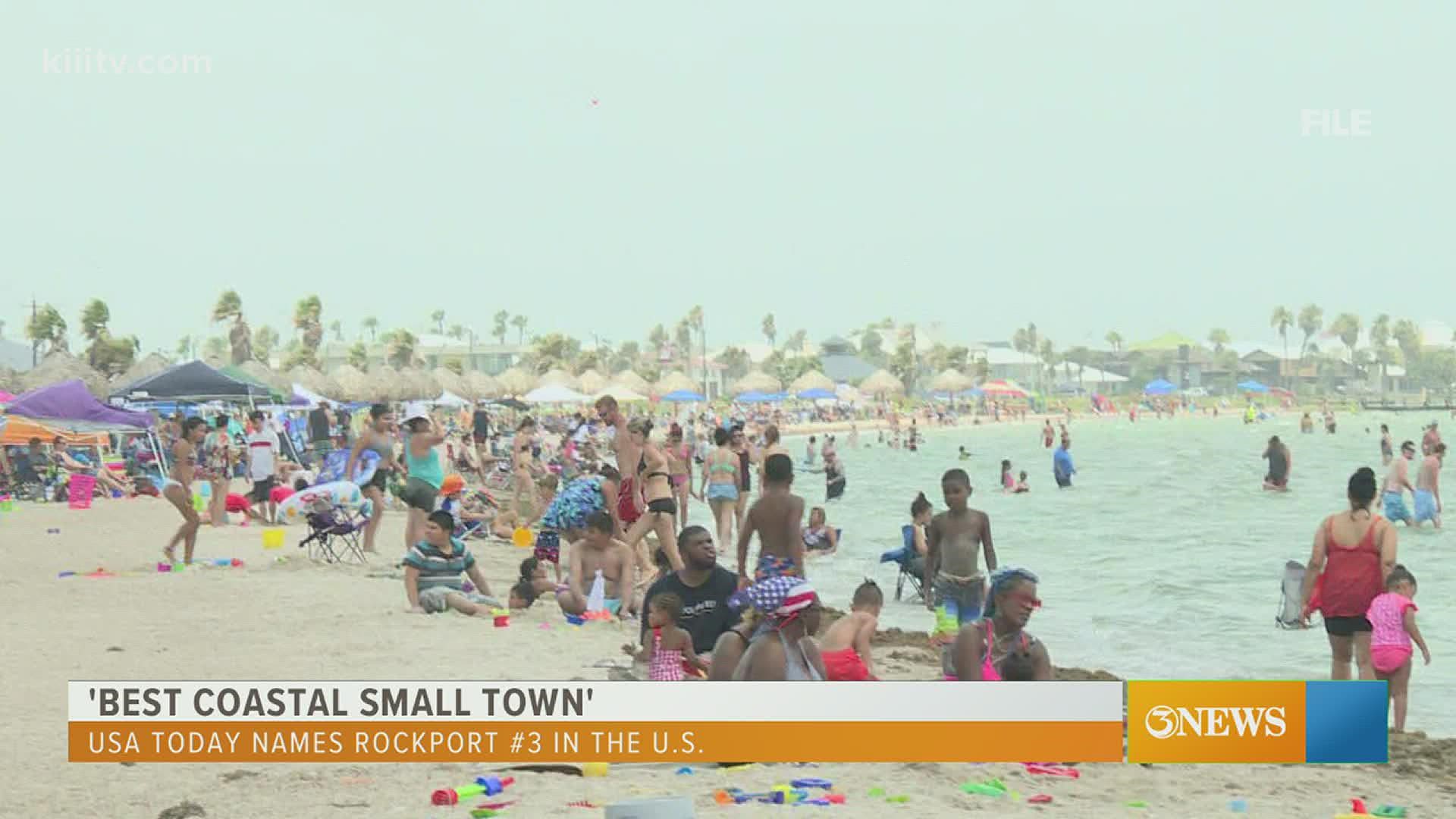 The City of Rockport is celebrating today after making USA TODAY's top ten list of coastal small towns.