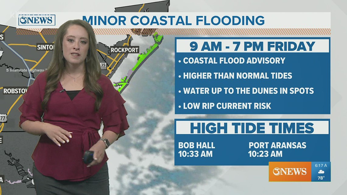 Minor Coastal Flooding Heat And A Chance Of Rain In Your Corpus Minor coastal flooding heat and a chance of rain in your corpus