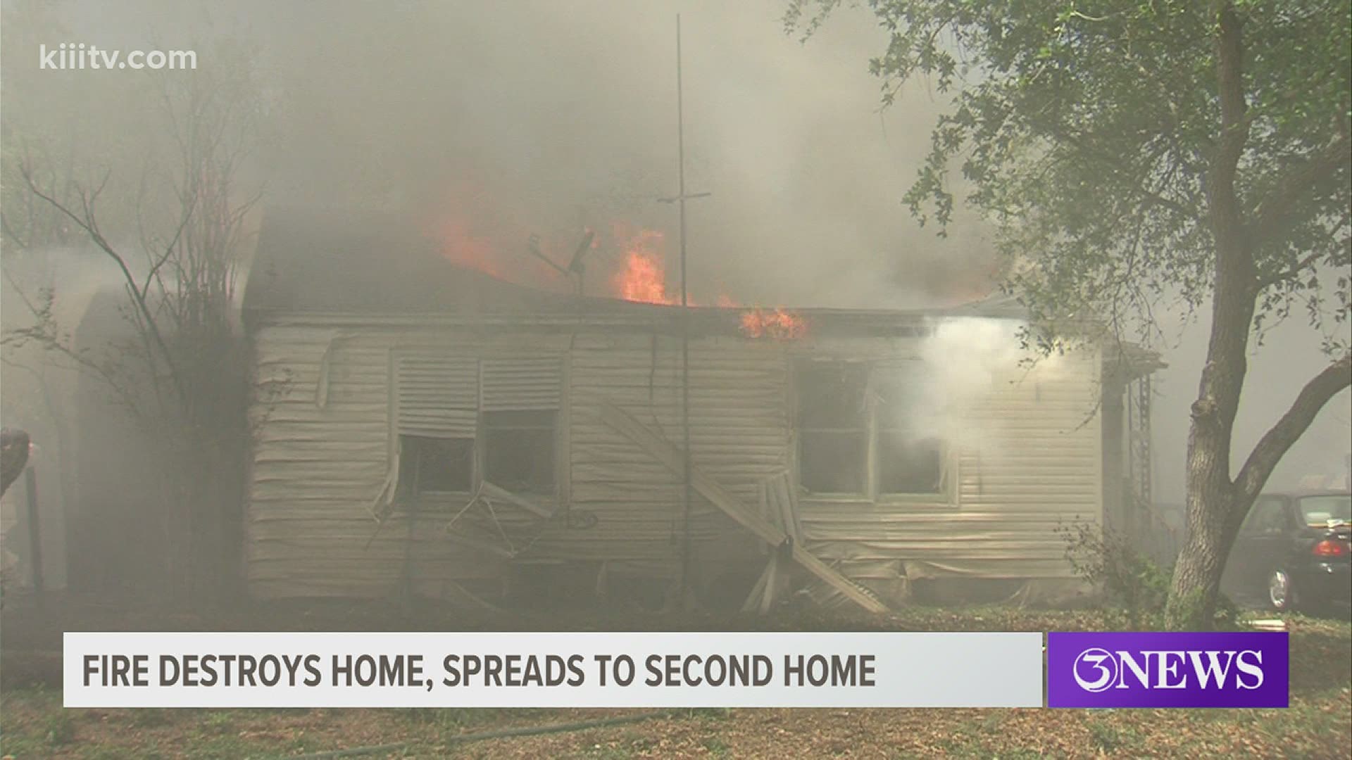 The fire was so intense that it wound up destroying two homes on Ormond Drive.