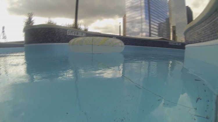 Texas-shaped lazy river pool near completion | kiiitv.com
