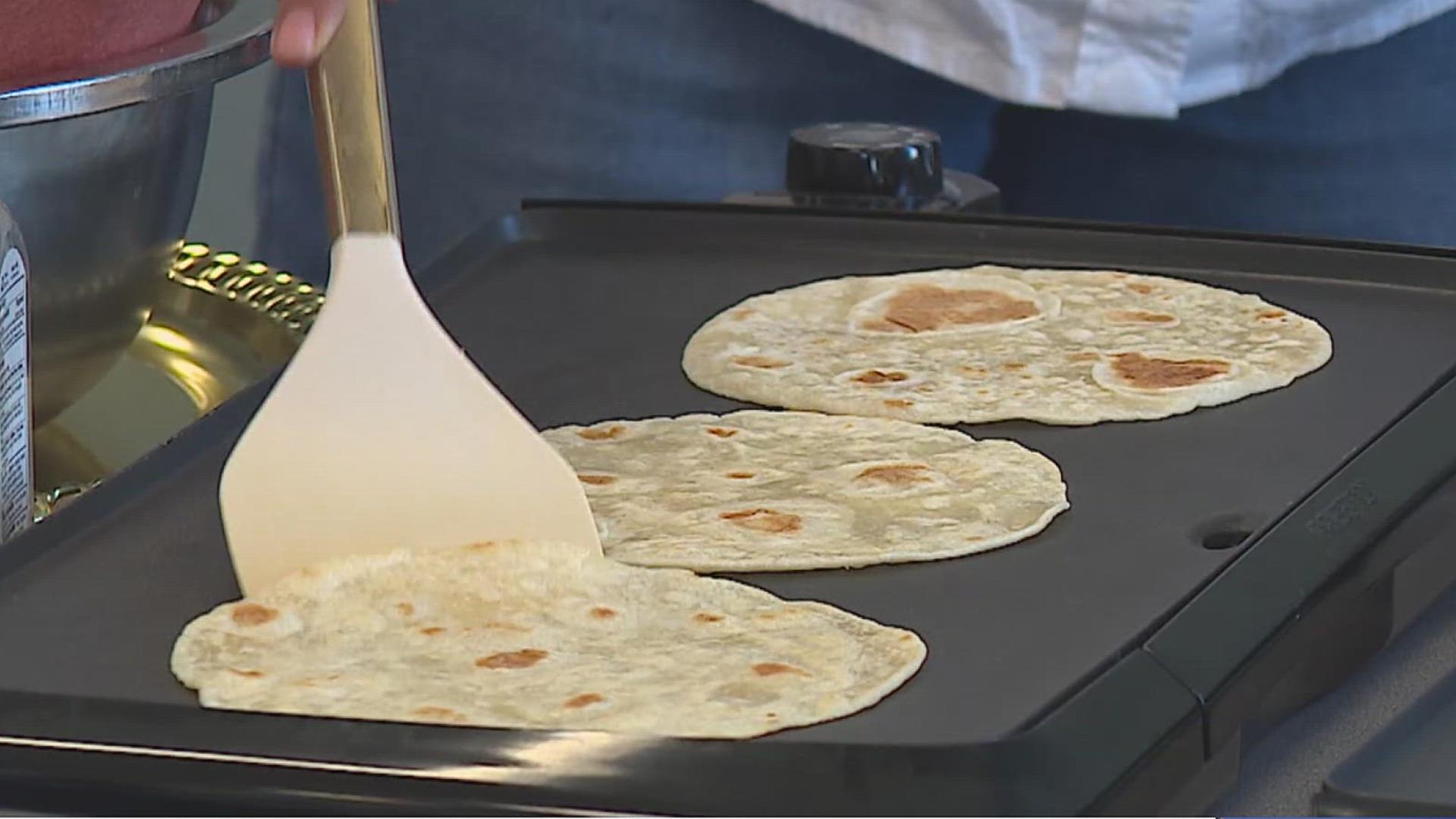 Nearly 50 students were able to learn the techniques and ingredients behind making the perfect flour tortilla.