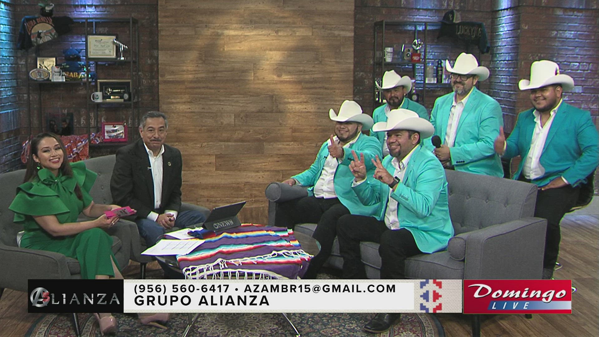 Grupo Alianza de Palmview, Texas, habla sobre acercar la música tejana a los jóvenes con Domingo Live.