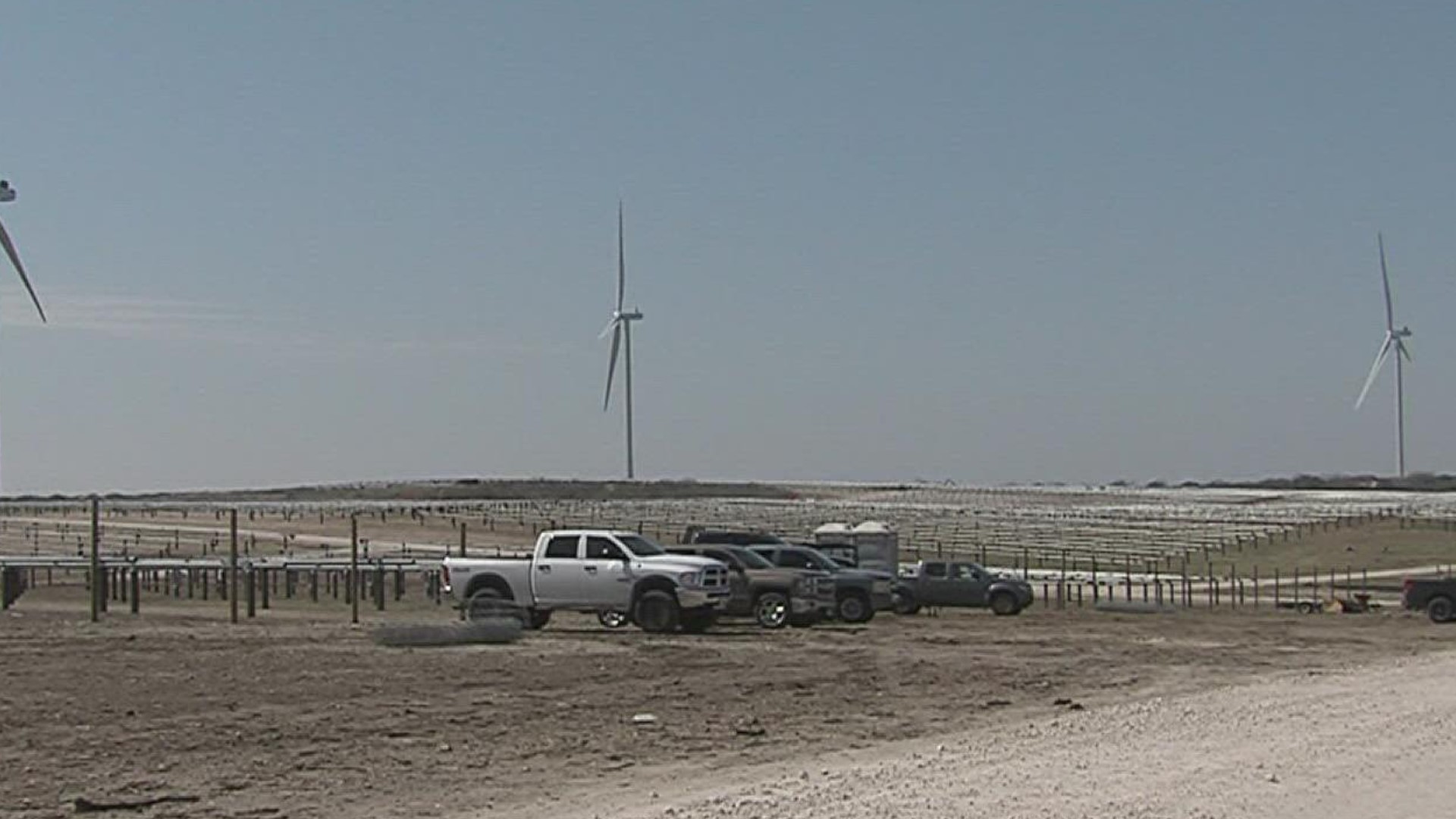 Bee County Commissioner Dennis DeWitt called for an investigation into a wind and solar farm that is currently under construction.