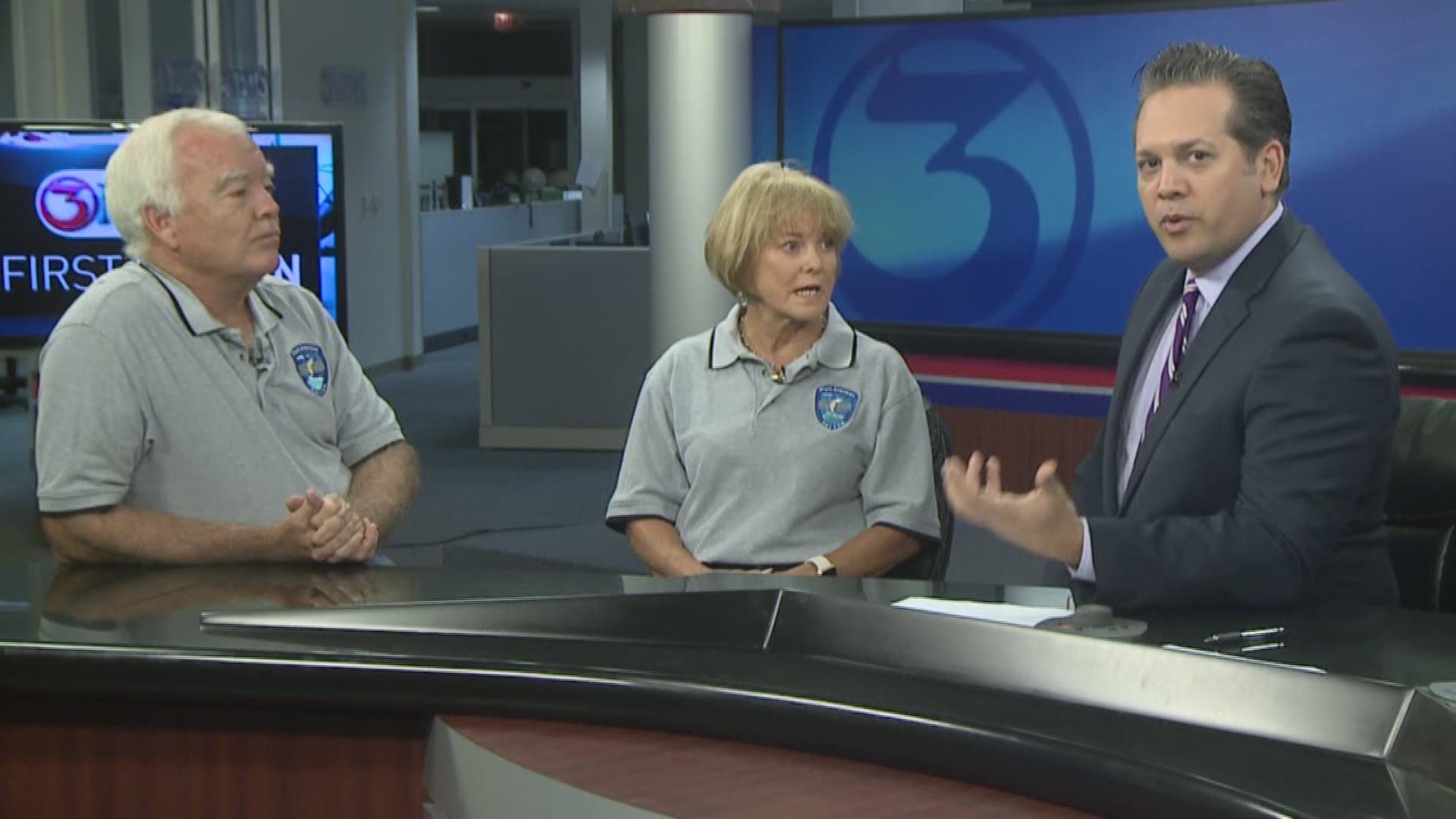 Port Aransas Police receiving outside help during Harvey recovery. 