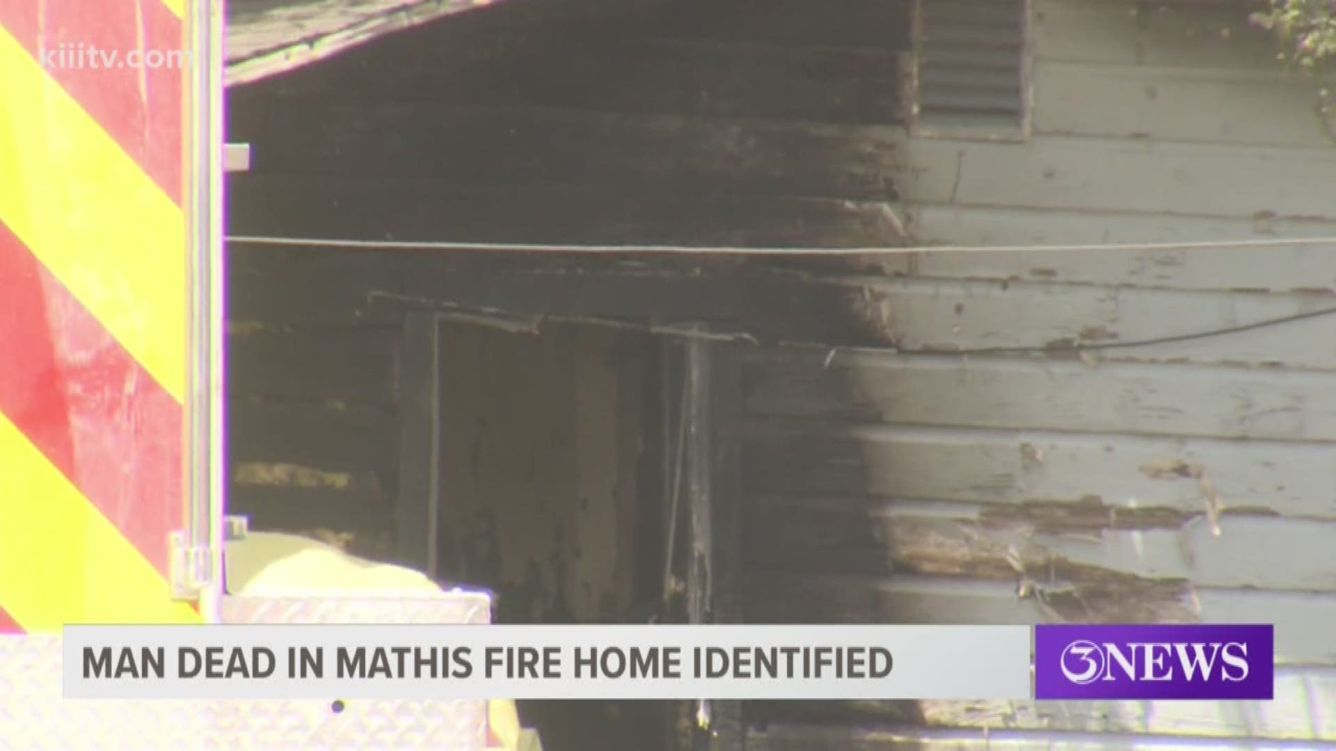 Authorities have identified a blind man who was killed in a house fire in Mathis, Texas, Saturday as 61-year-old Raul Gutierrez.