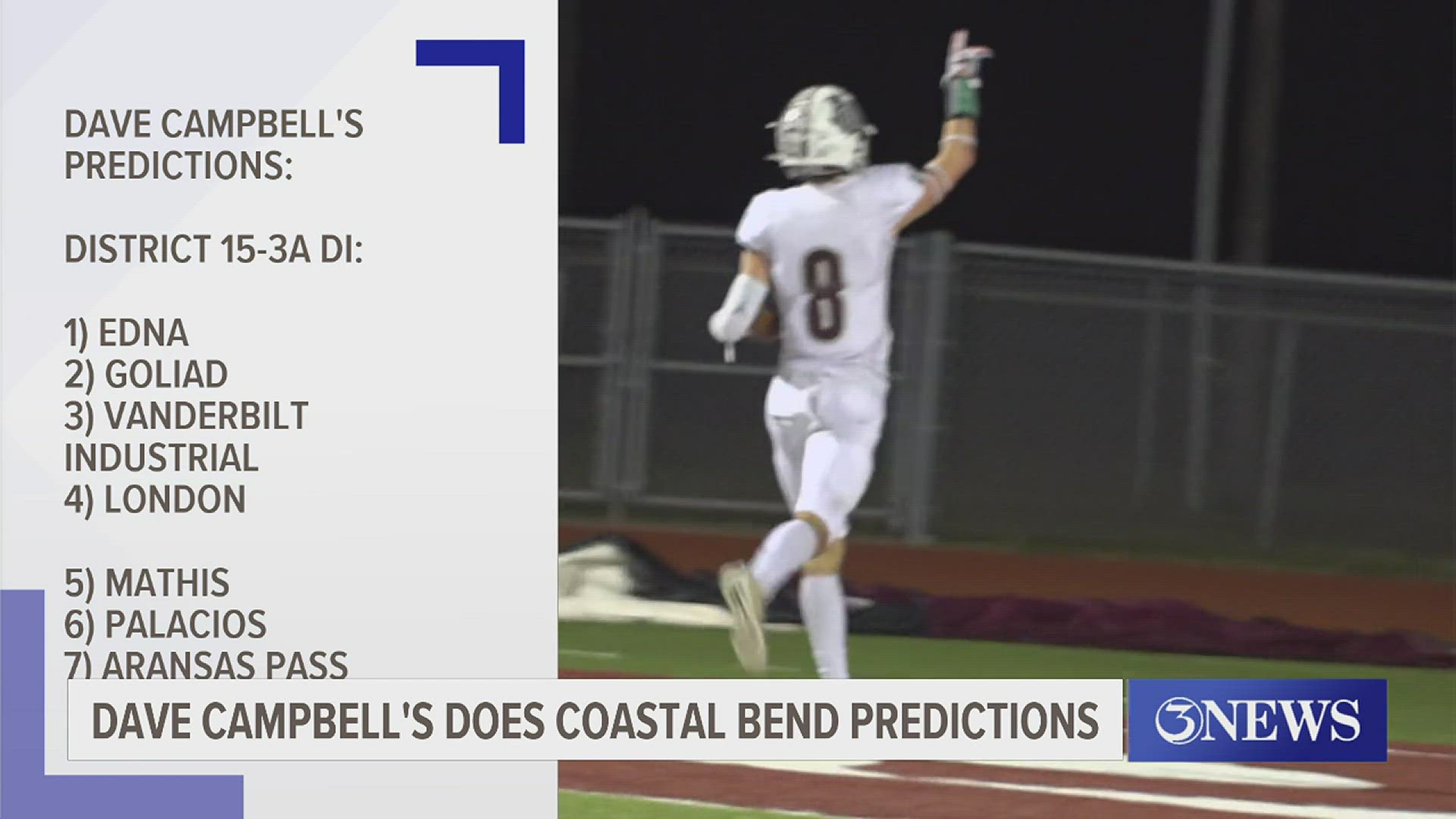Dave Campbell's Predictions Classes 3A & 2A