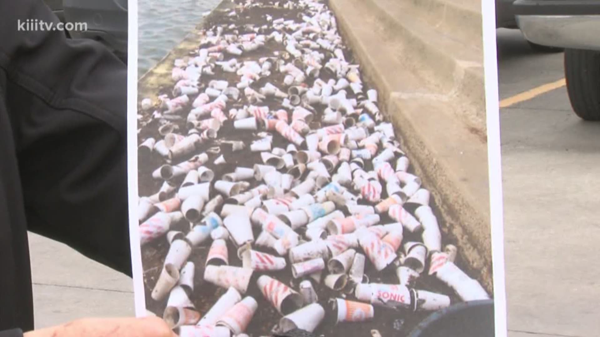 There is a national effort underway urging corporations, specifically fast food chains, to get rid of styrofoam cups.