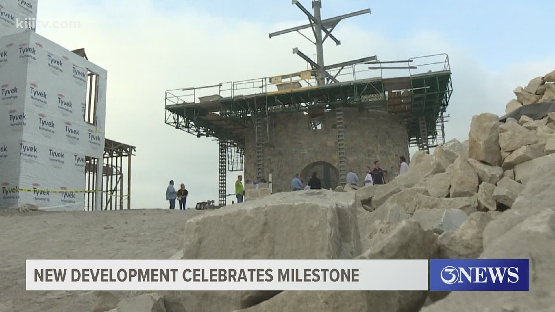 3News was given a closer look at the project during a ceremonial 'laying of the cornerstones'.