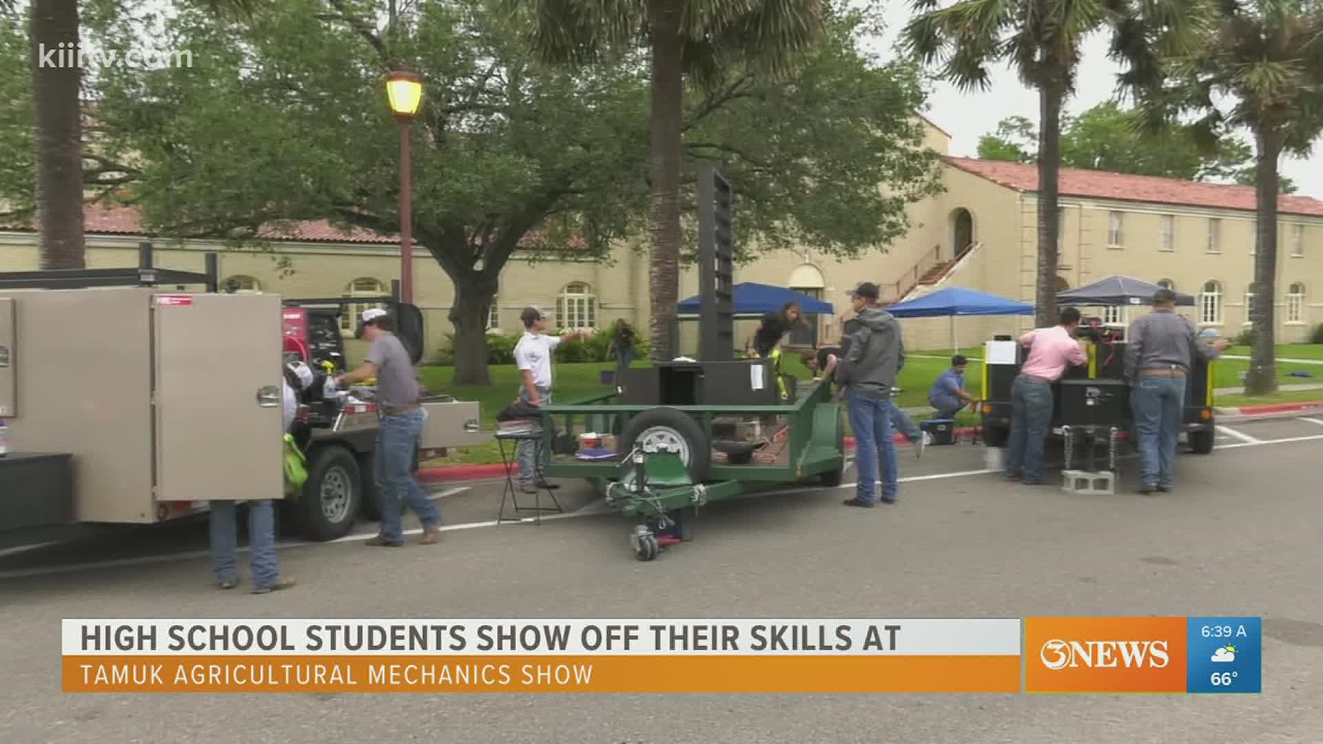 The show featured 80 creations along University Boulevard, with around 220 students taking part.
