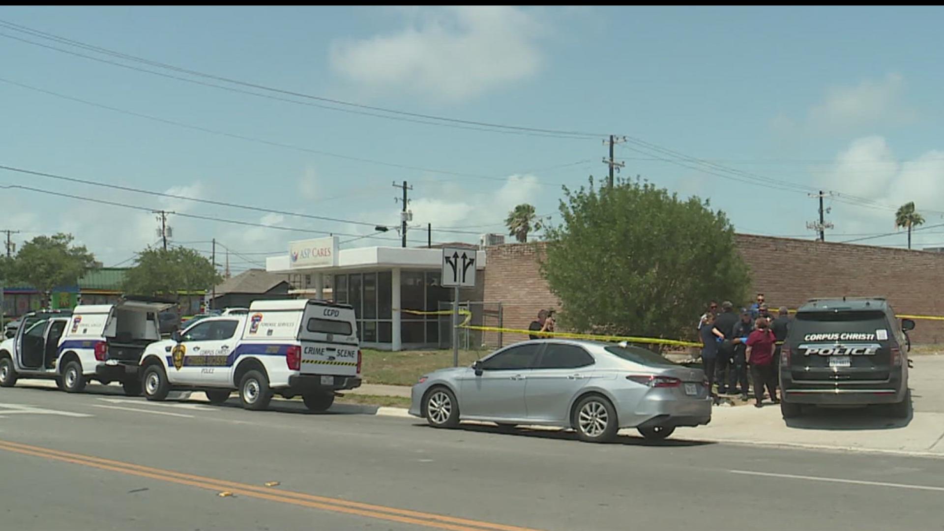The Nueces County medical examiner has released the identity of the elderly man found deceased near Shoreline Hospital.