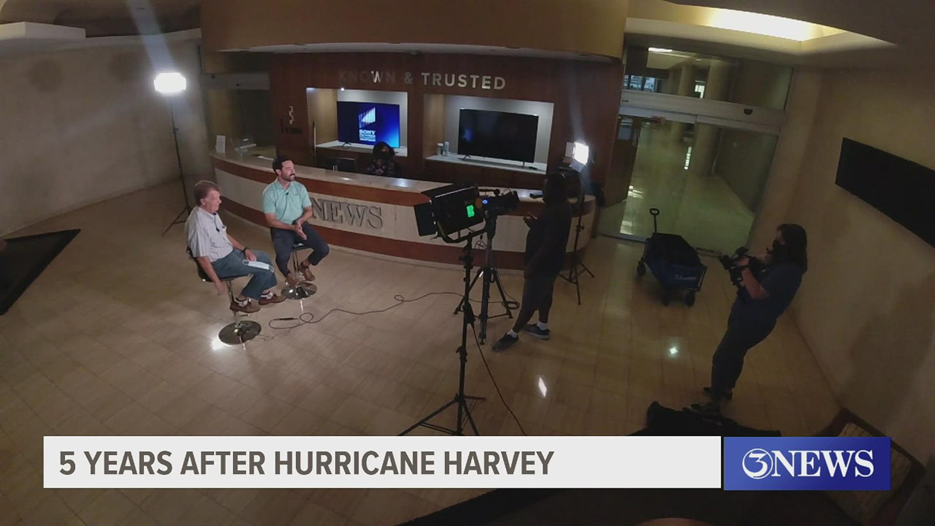 Two familiar 3NEWS faces give recounts of their experiences covering one of South Texas' largest storms.