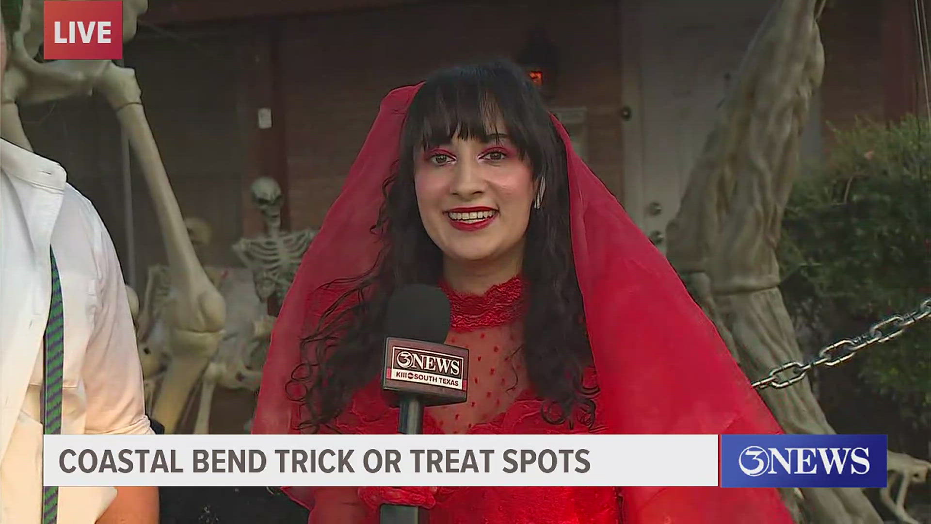 This costume was so fitting for 3NEWS reporter Lidia Herrera!