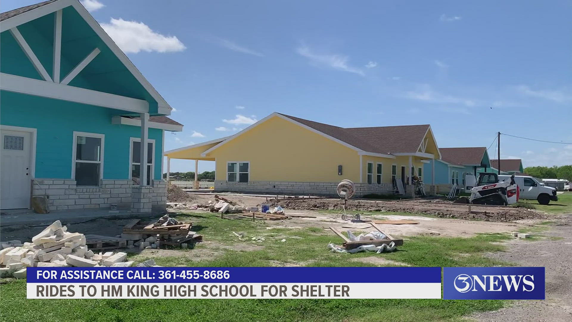 The voluntary evacuation focuses on residents who live in low-lying areas. If you need a ride to the FEMA shelter call (361) 455-8686.