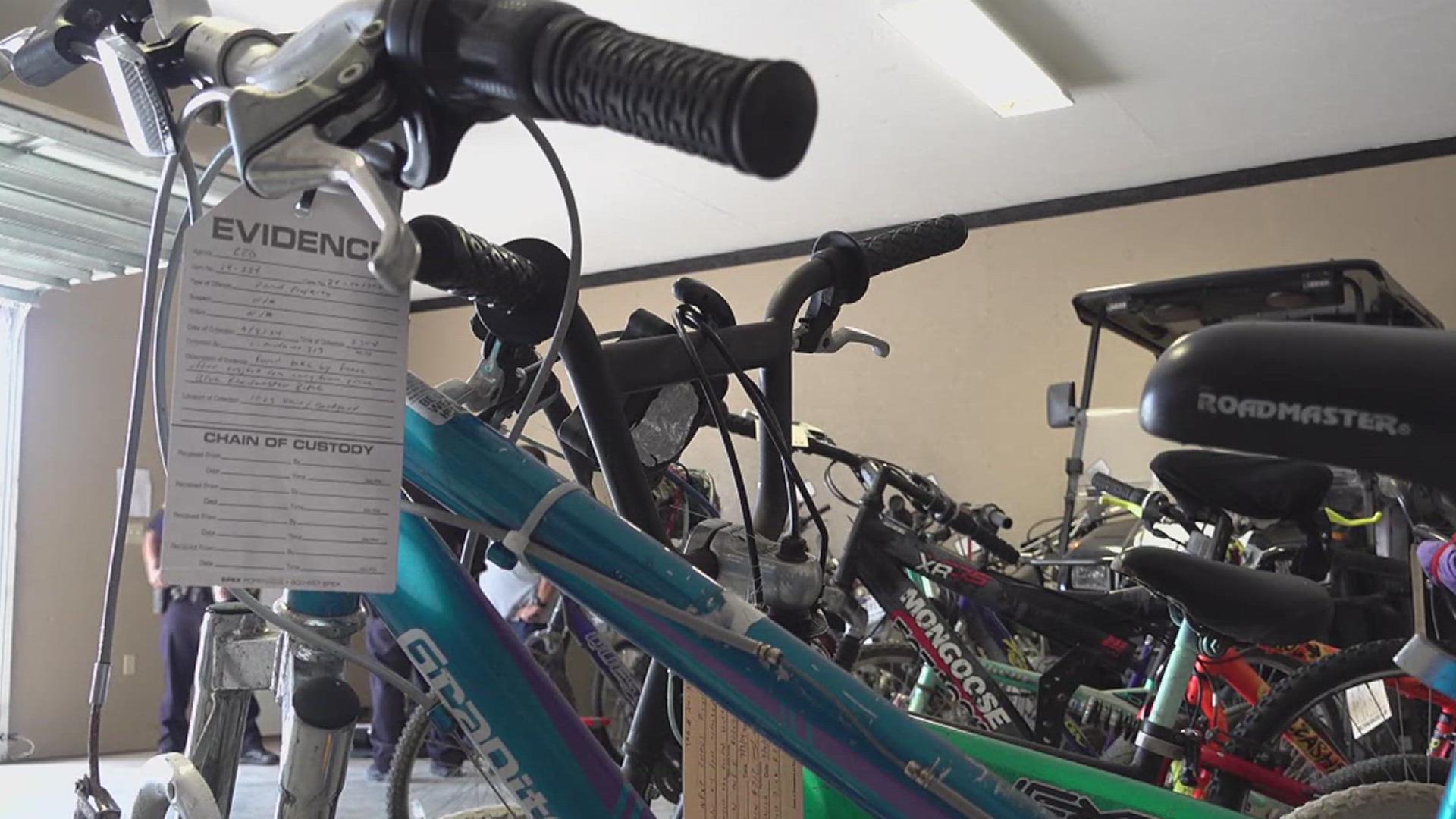 Police Chief Mike Tamez said the original owners will only have 90 days to claim their bicycle.