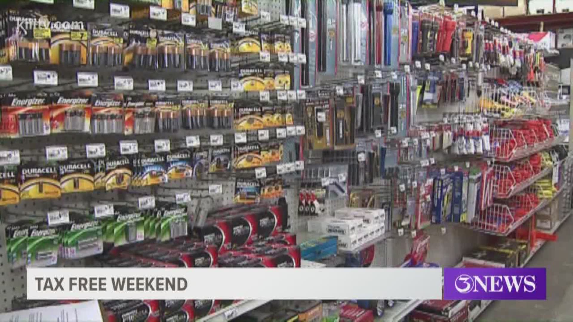 Tax free weekend for emergency supplies taking place this weekend. Here