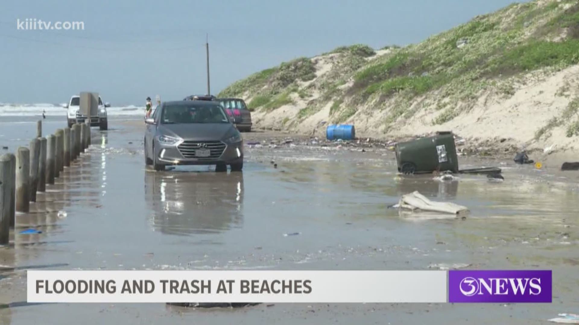 The Coastal Flooding on Sunday caught a lot of beach goers by surprise.