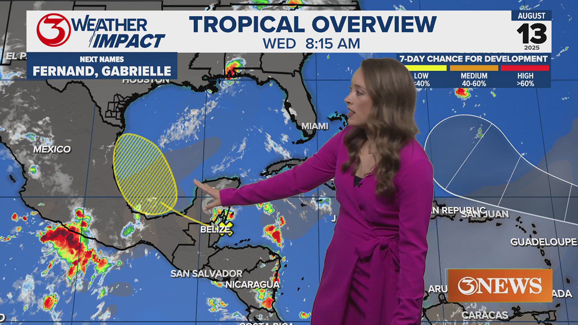 Tropical wave to move into the southwest Gulf and bring a chance of ...