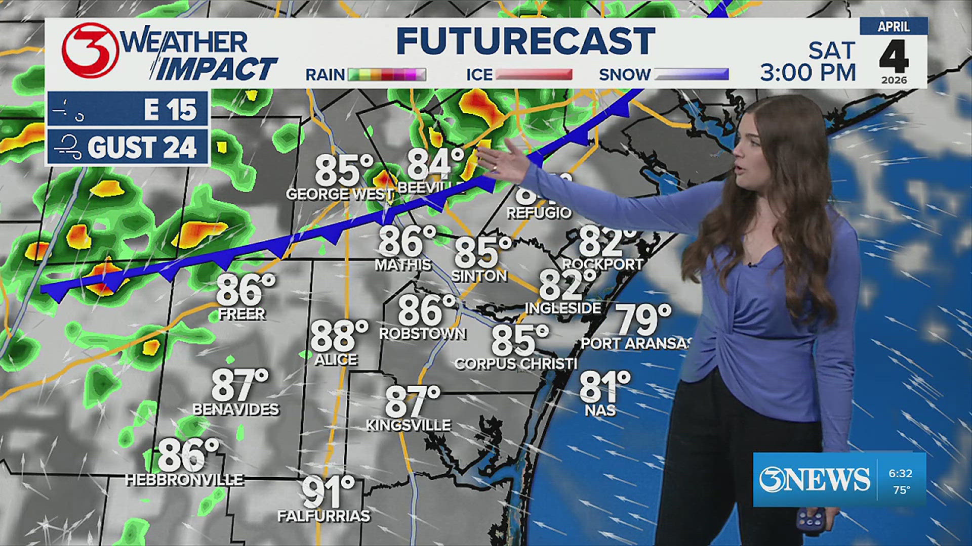 Rain and storms to start late this afternoon with the arrival of a