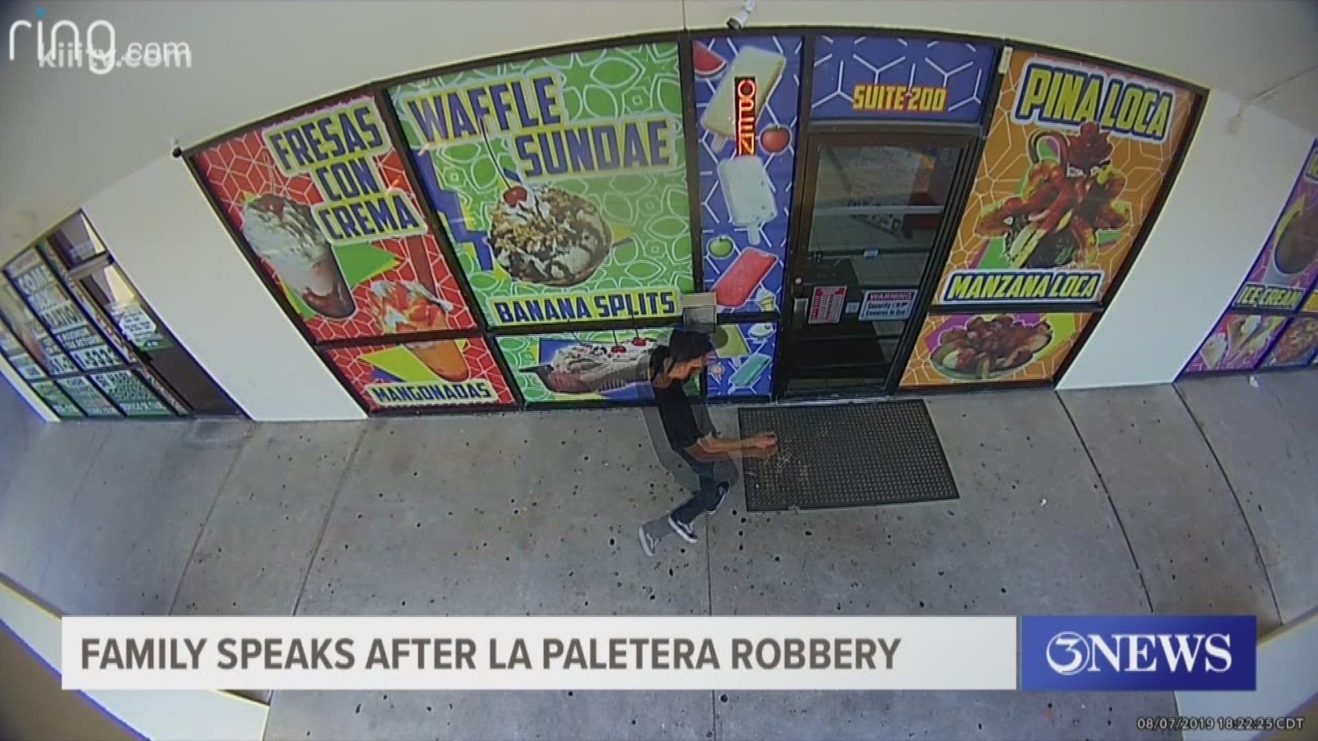 A Coastal Bend family is speaking out Thursday night after a trip to ice cream, and dessert turned into a frightening experience at La Paletera on Morgan Ave.
