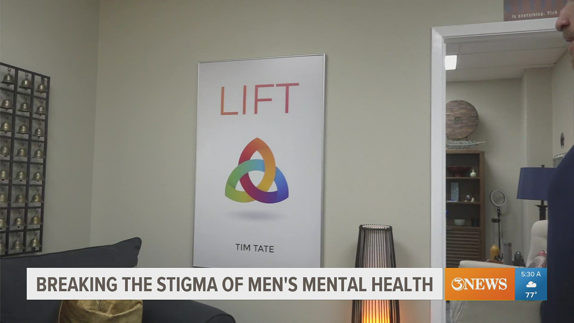 Tim Tate knows that for men, seeking mental health support can be difficult. Experts say many men are less likely to seek help for depression and stress than women.