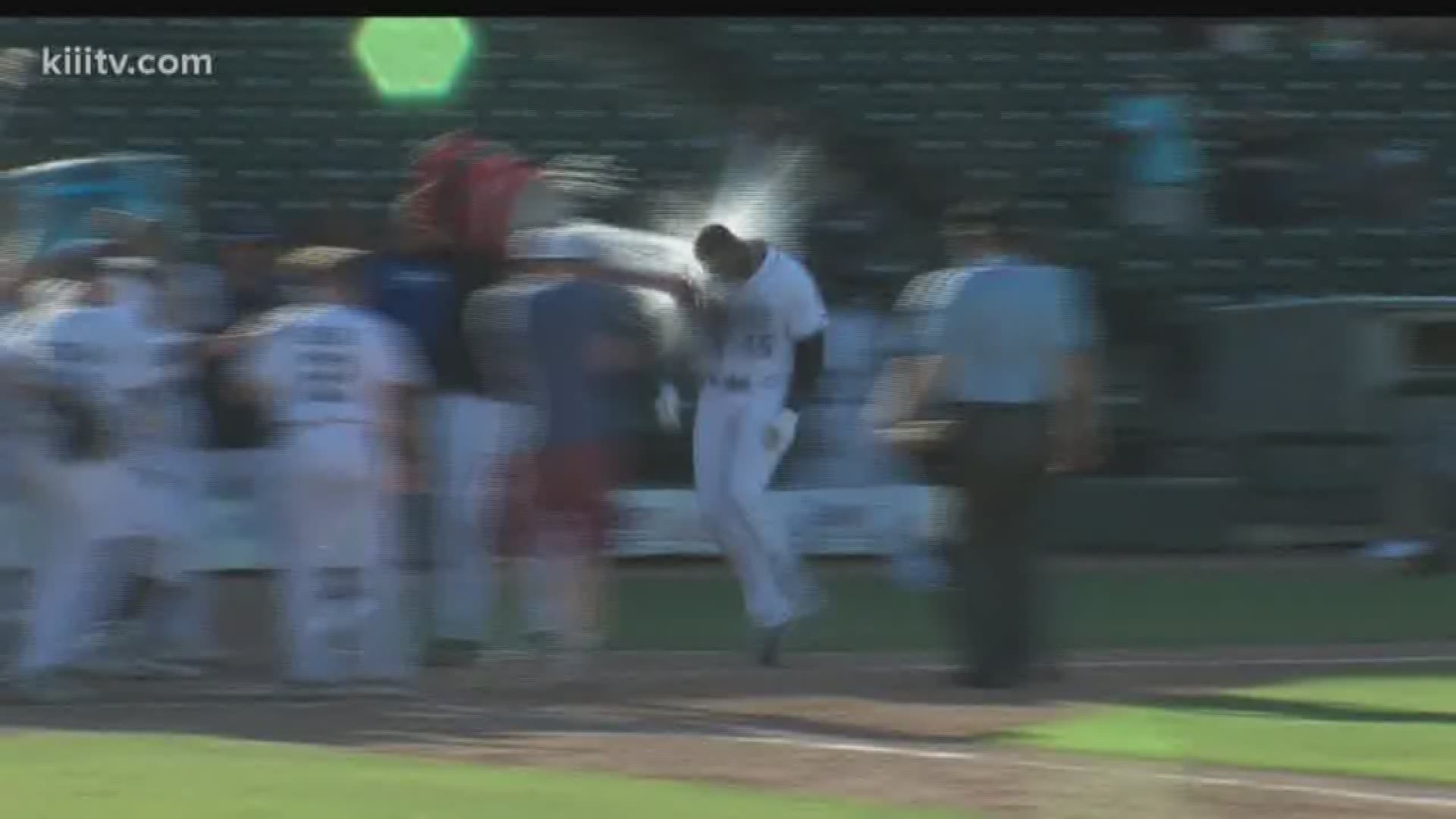 In a back-and-forth game, Yordan Alvarez delivered a walk-off homerun in the 11th inning to give the Hooks a 10-7 win over the Travelers.
