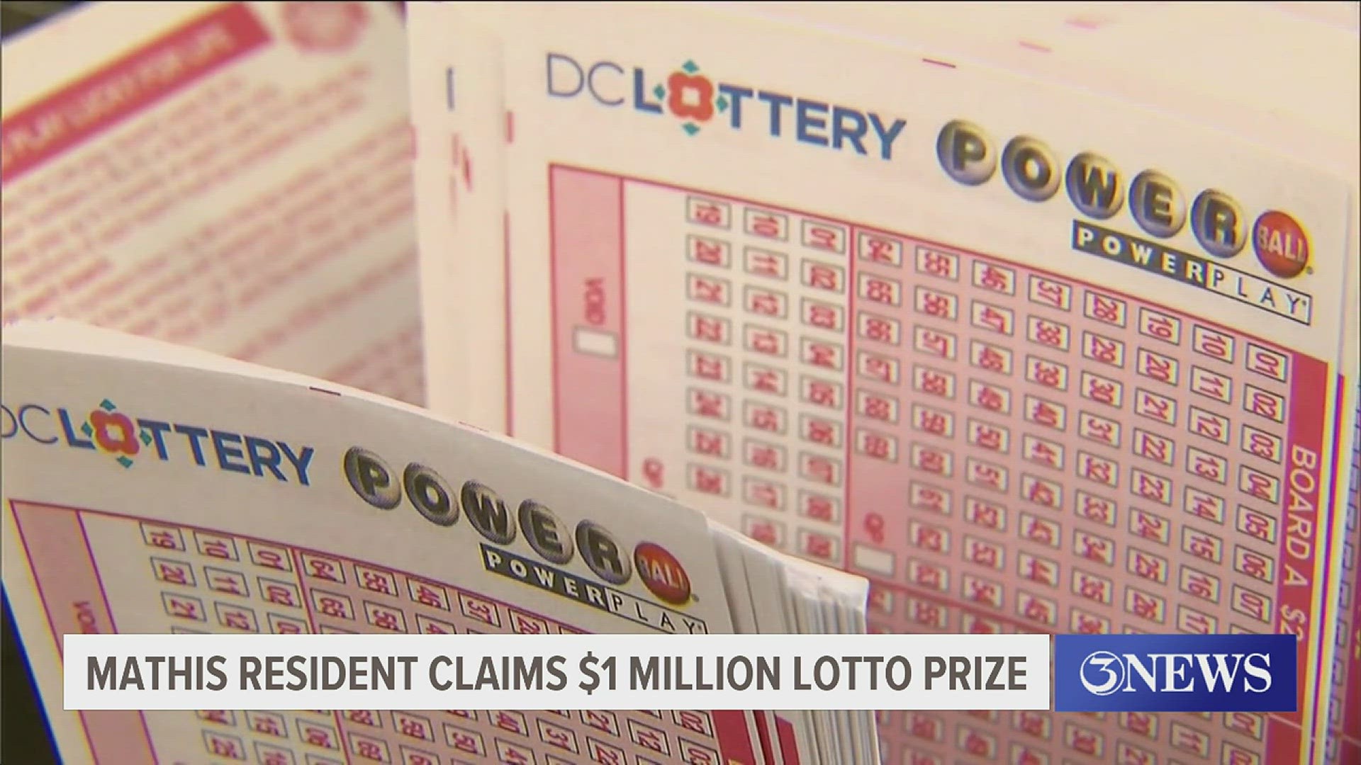 A resident in Mathis, who has chosen to remain anonymous has won the Powerball.